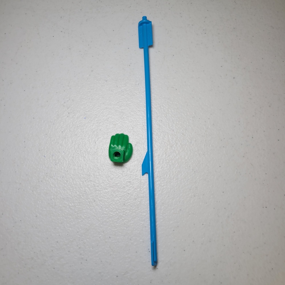 2004 Mouse Trap Replacement Piece Hand Rod‎ 14 Blue Green Hasbro